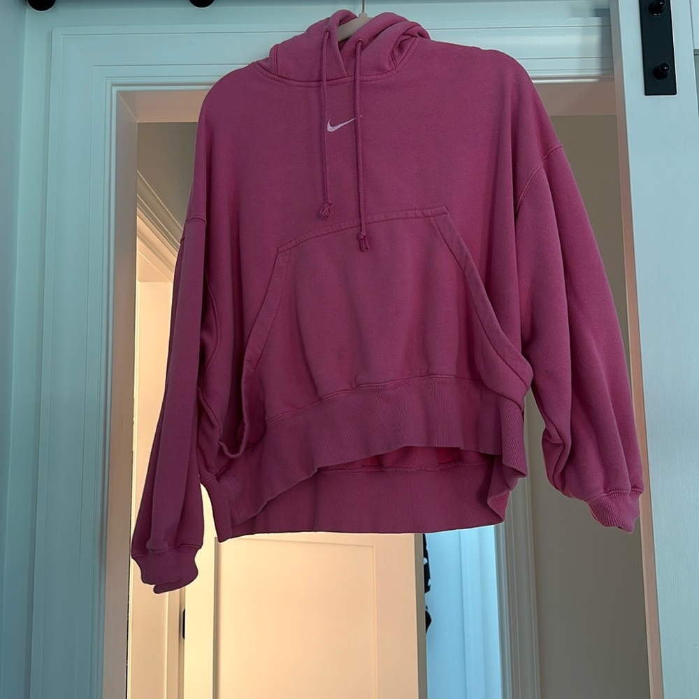 Pink women’s nike hoodie